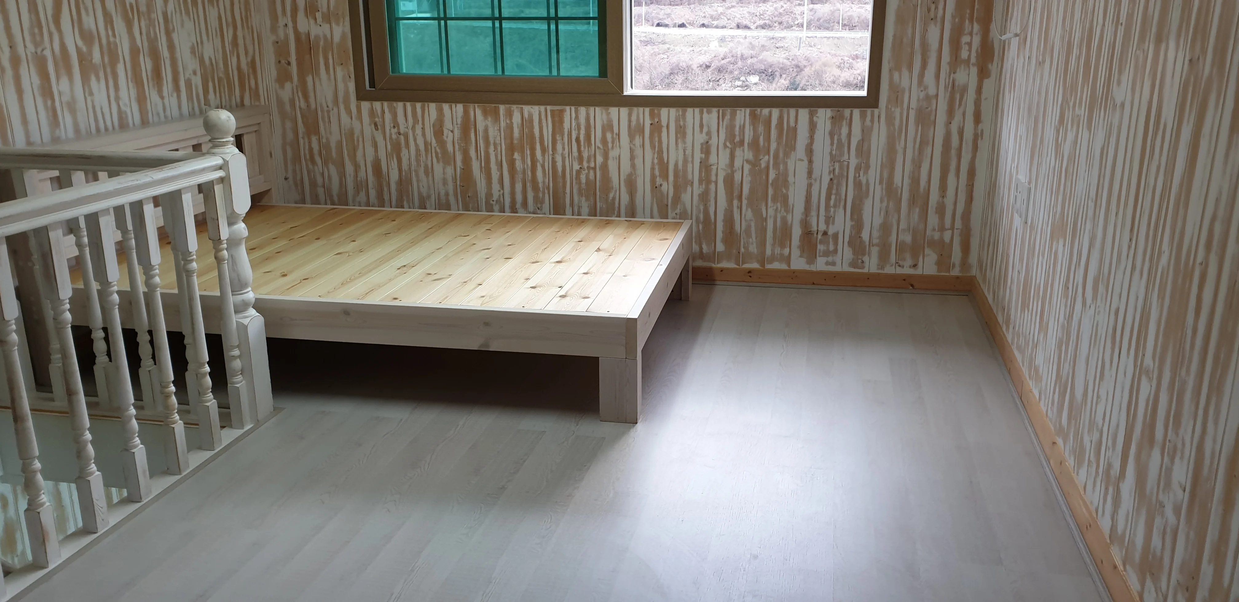 전남 구례군 숙박 시설 10평 전기온돌강화마루 시공 사진 4