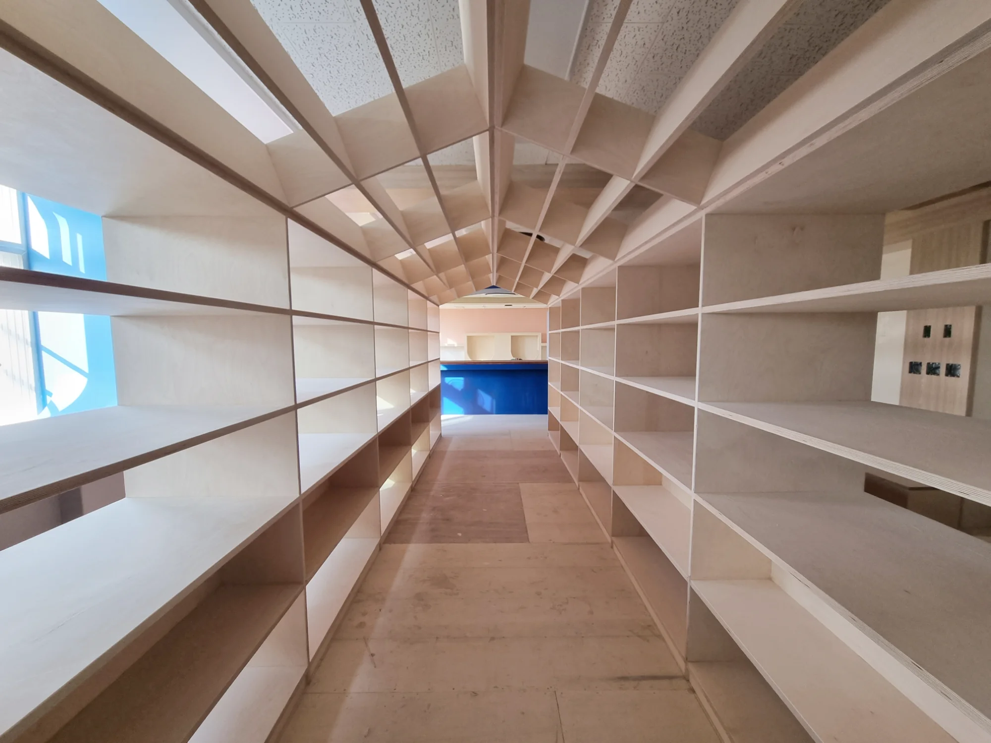 대구 북구 학교 40평 전기온돌강화마루 시공 사진 3