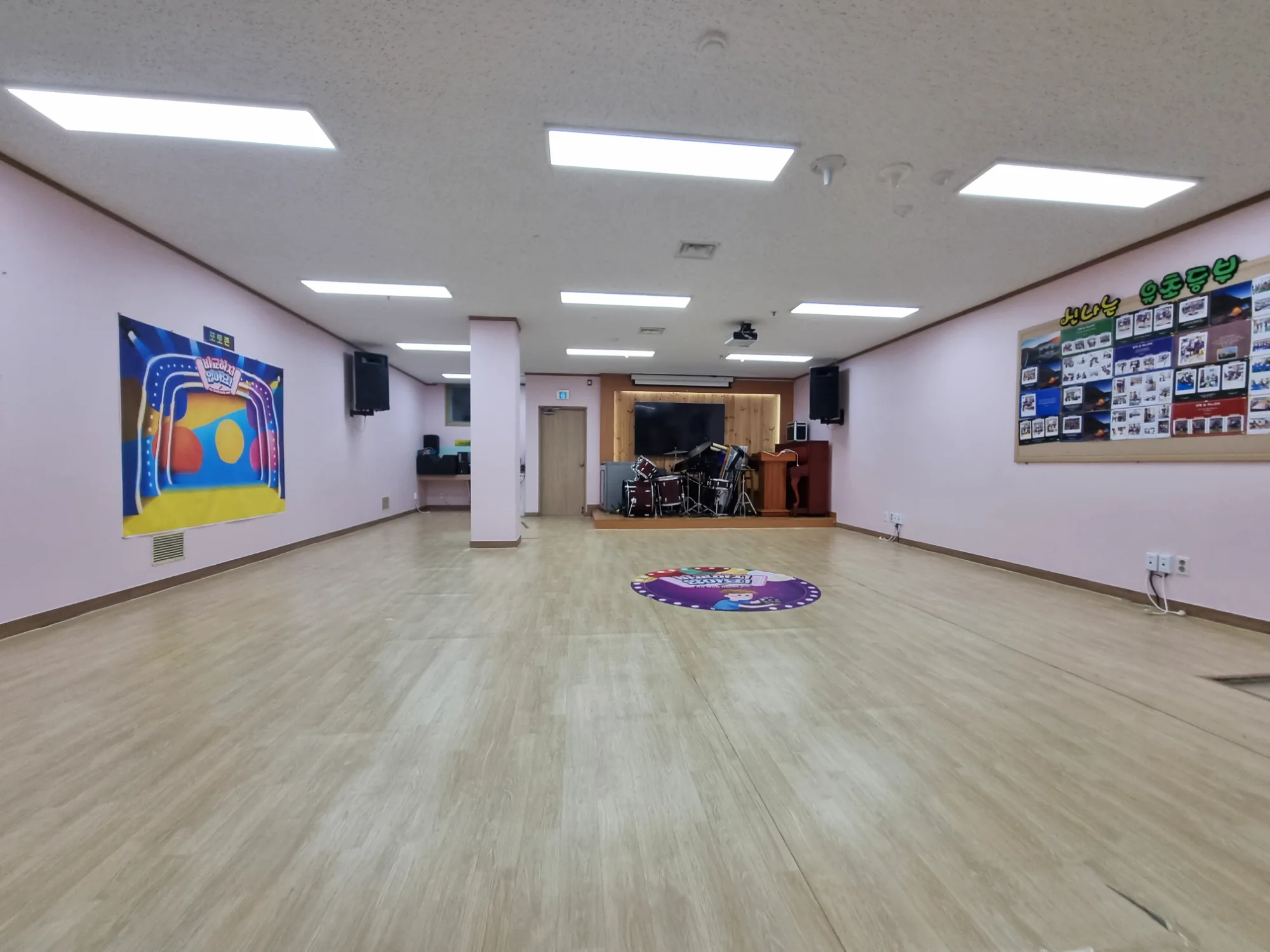 인천 연수구 종교시설 20평 전기온돌강화마루 시공 사진 1