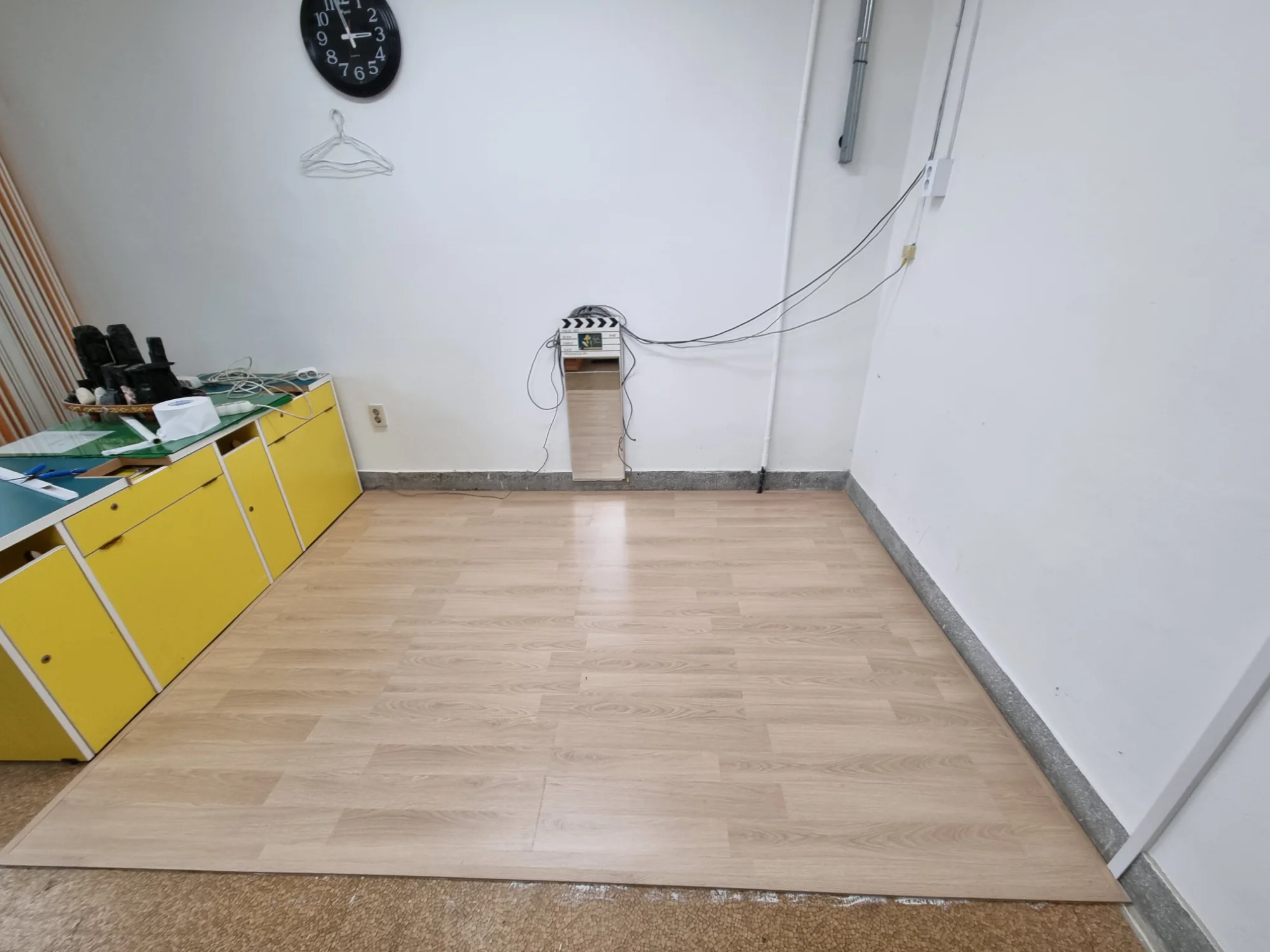 인천 남동구 학교 3평 전기온돌강화마루 시공 사진 2