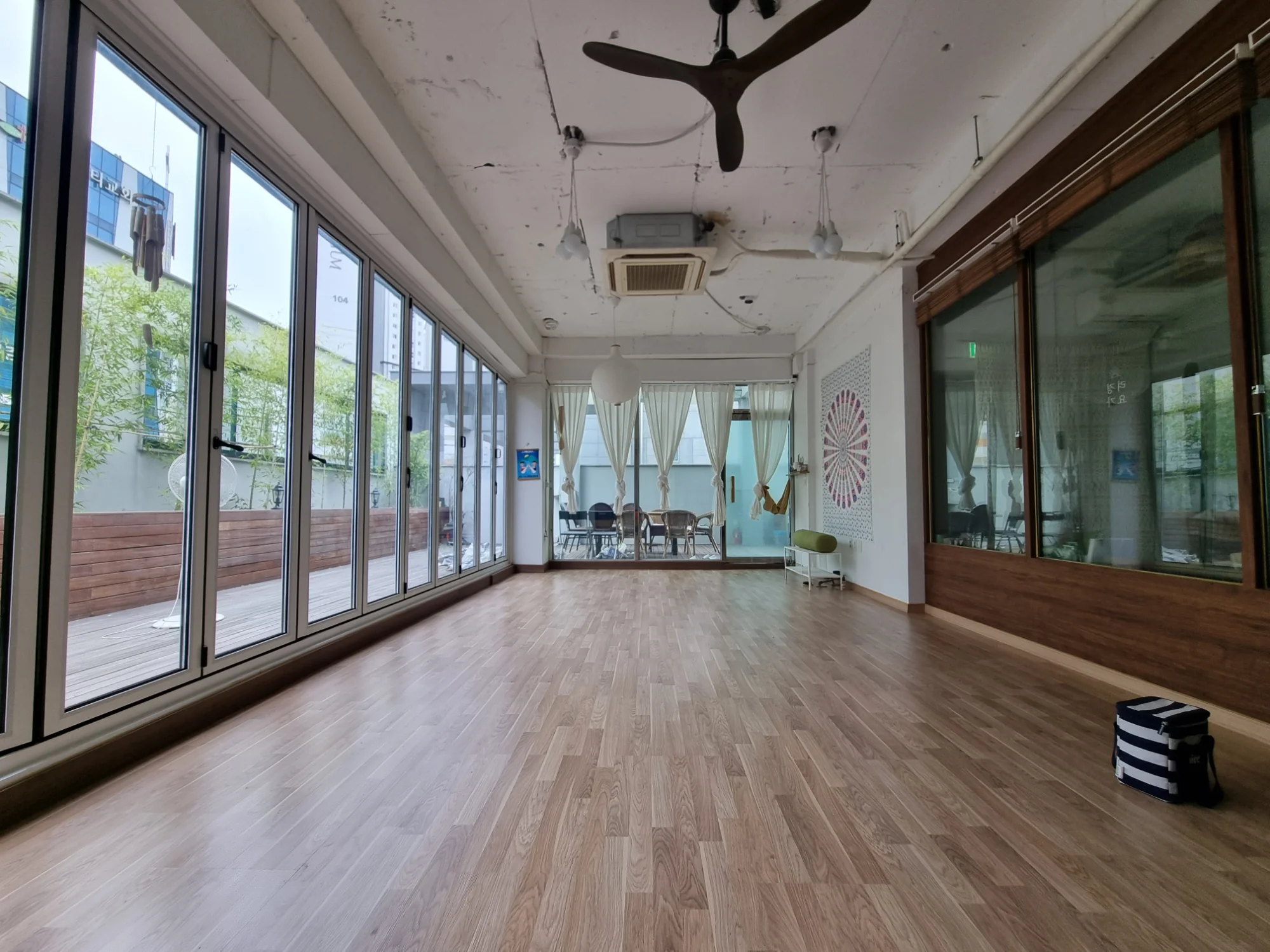 인천 서해구 운동 시설 10평 전기온돌강화마루 시공 사진 4